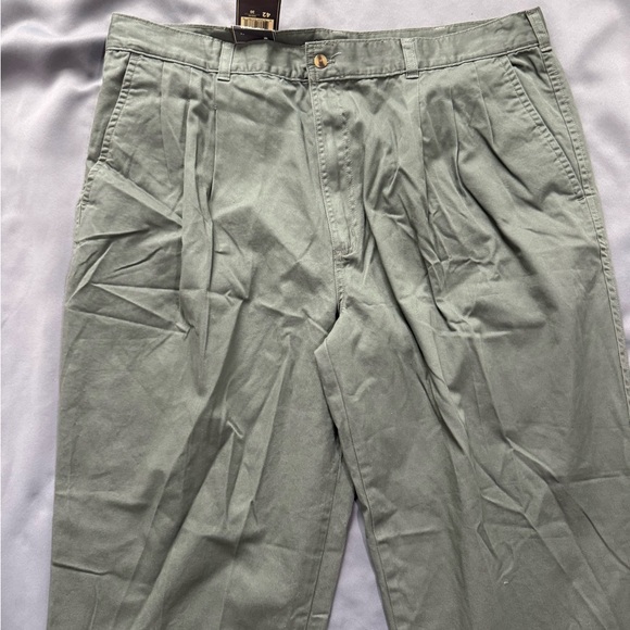 Haggar Men's Comfort Fit Khakis - Gray - Picture 3 of 10